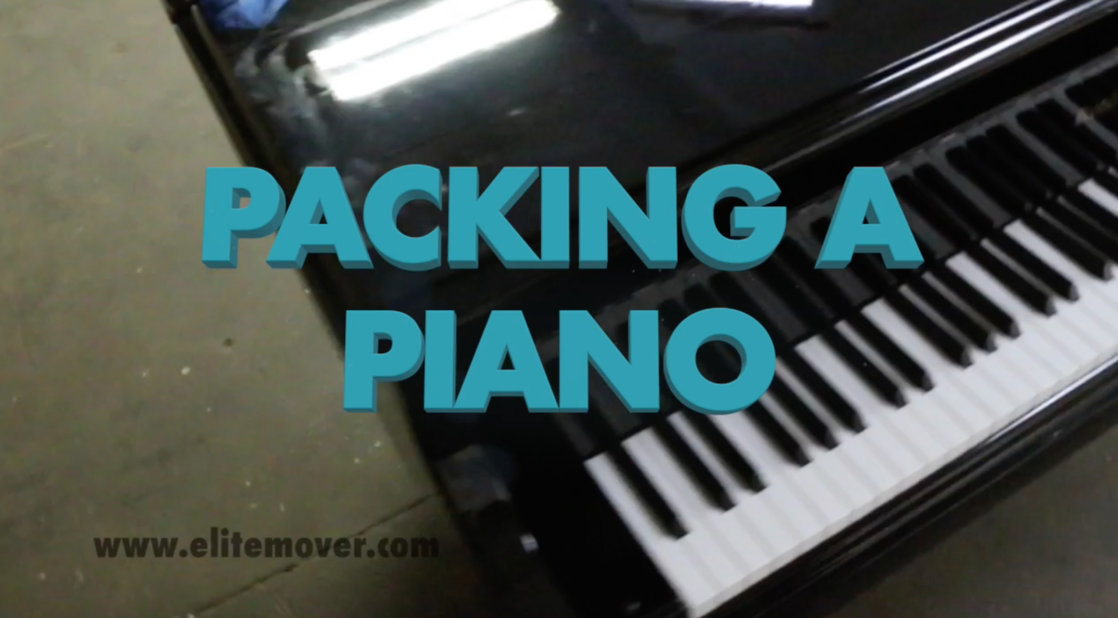 how to move a piano