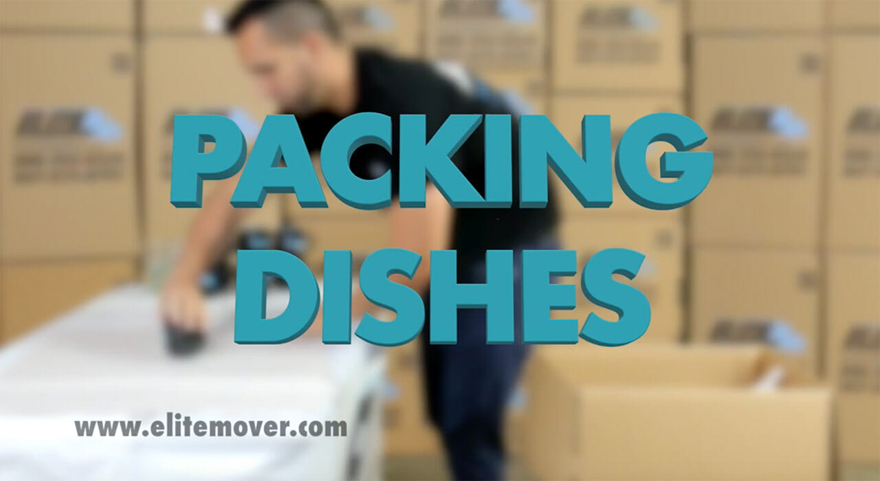 how to pack dishes